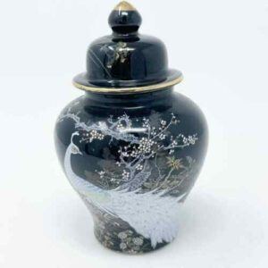 Ginger Jar with Peacock & Cherry Blossom