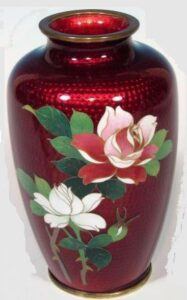 red vase